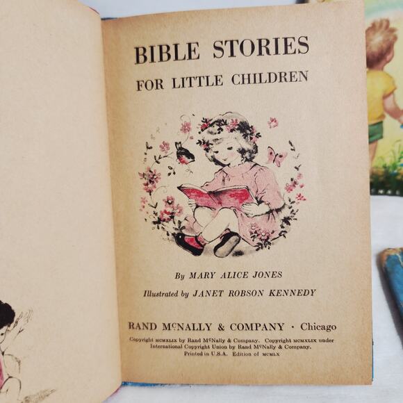 Christian Religious Vintage 1950's Little Reader Book Lot Junior Elf Books - Picture 11 of 11